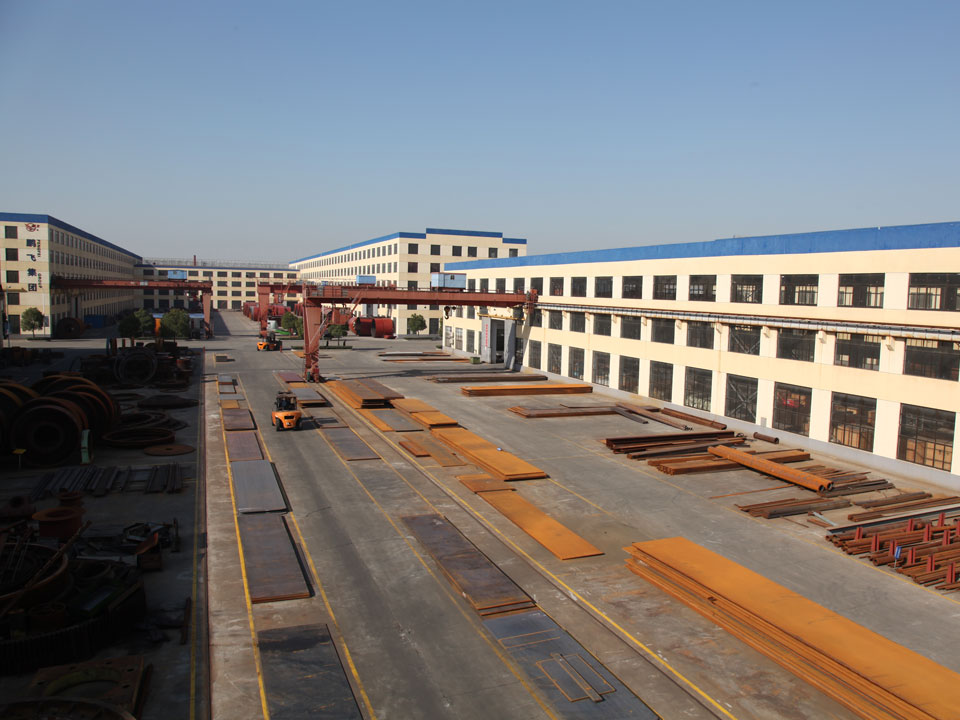 Kiln manufacture steel storage area