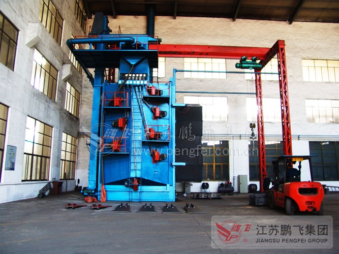 Large blasting machine