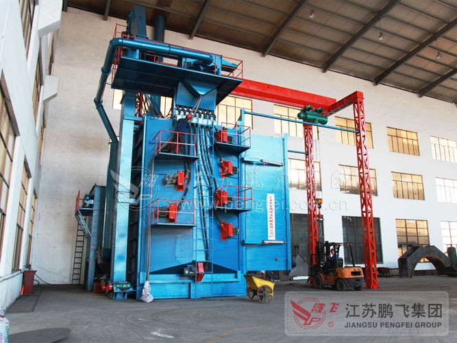 Vertical shot-blasting machine